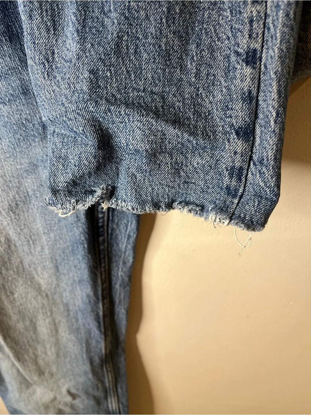 Women’s Top Shop Straight Light Blue Denim Jeans Size 10